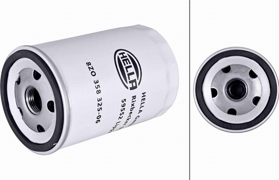 HELLA 8ZO 358 325-061 - Масляний фільтр autozip.com.ua