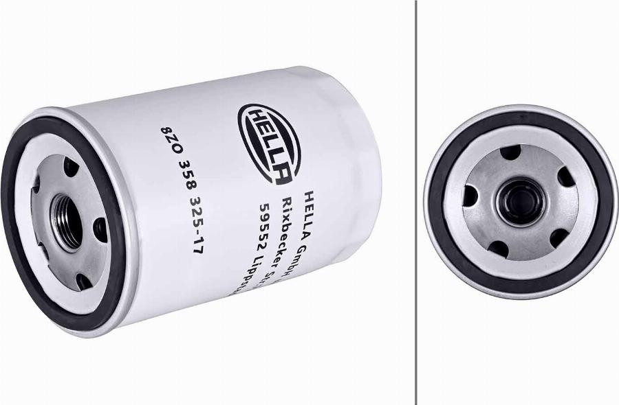 HELLA 8ZO 358 325-171 - Масляний фільтр autozip.com.ua