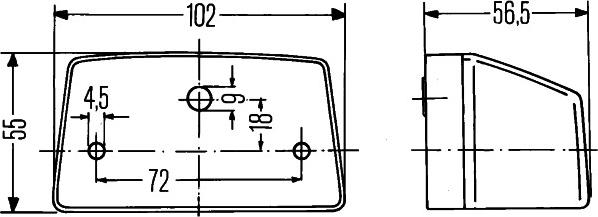 HELLA 2KA 003 389-081 - Ліхтар освітлення номерного знака autozip.com.ua