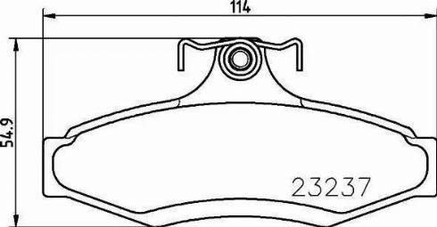 Lemförder 26507 - Гальмівні колодки, дискові гальма autozip.com.ua