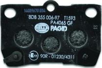 HELLA PAGID 8DB 355 006-971 - Гальмівні колодки, дискові гальма autozip.com.ua