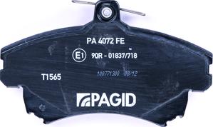 HELLA PAGID 8DB 355 006-711 - Гальмівні колодки, дискові гальма autozip.com.ua