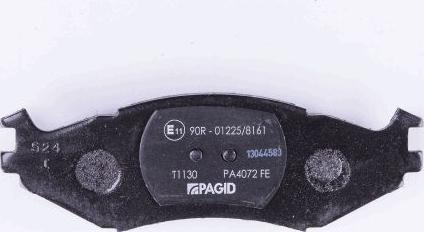 HELLA PAGID 8DB 355 008-221 - Гальмівні колодки, дискові гальма autozip.com.ua