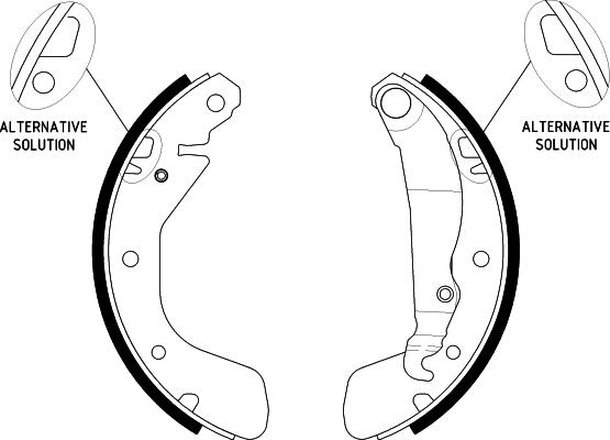 HELLA PAGID 8DB 355 002-471 - Комплект гальм, барабанний механізм autozip.com.ua