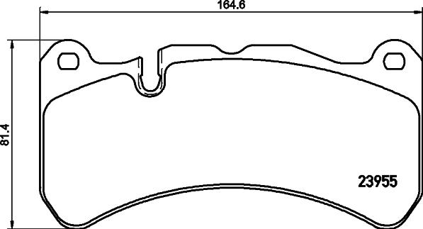 HELLA PAGID 8DB 355 019-521 - Гальмівні колодки, дискові гальма autozip.com.ua