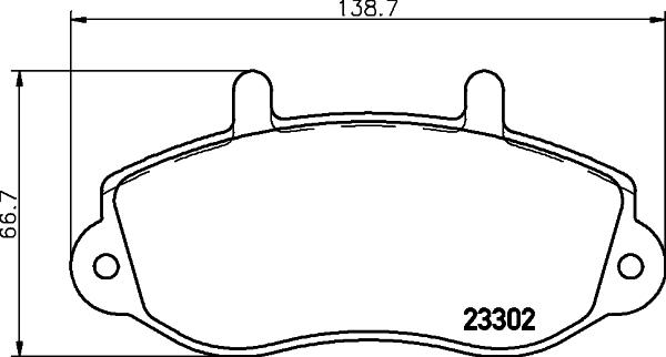 HELLA PAGID 8DB 355 019-321 - Гальмівні колодки, дискові гальма autozip.com.ua