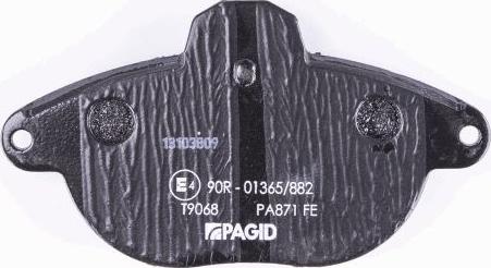 HELLA PAGID 8DB 355 019-281 - Гальмівні колодки, дискові гальма autozip.com.ua