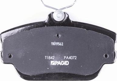 HELLA PAGID 8DB 355 014-521 - Гальмівні колодки, дискові гальма autozip.com.ua