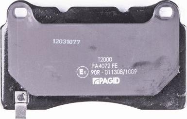 HELLA PAGID 8DB 355 015-481 - Гальмівні колодки, дискові гальма autozip.com.ua