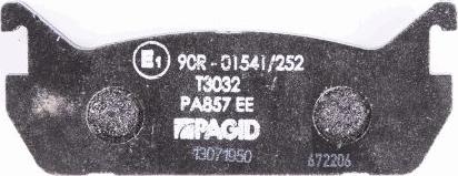 HELLA 8DB 355 016-601 - Гальмівні колодки, дискові гальма autozip.com.ua