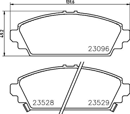 Brake Engineering PA1533 - Гальмівні колодки, дискові гальма autozip.com.ua