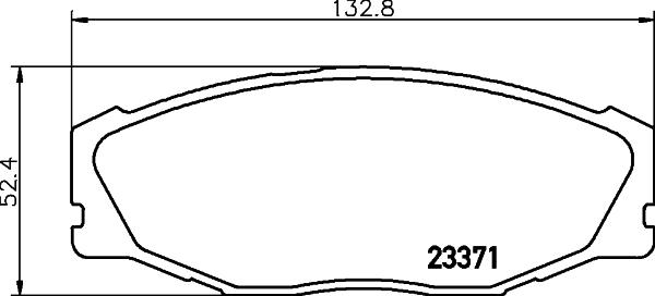 HELLA PAGID 8DB 355 039-601 - Гальмівні колодки, дискові гальма autozip.com.ua