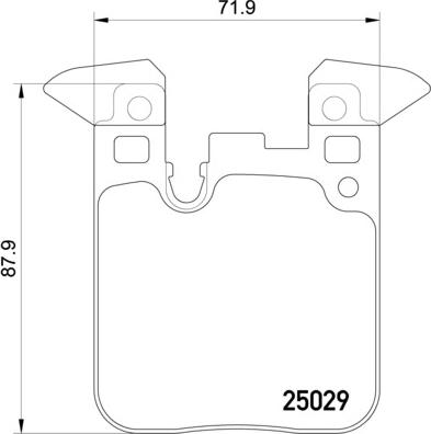 HELLA PAGID 8DB 355 021-611 - Гальмівні колодки, дискові гальма autozip.com.ua