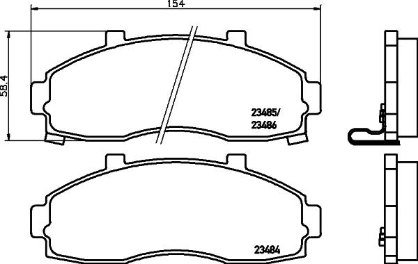Spidan 32296 - Гальмівні колодки, дискові гальма autozip.com.ua