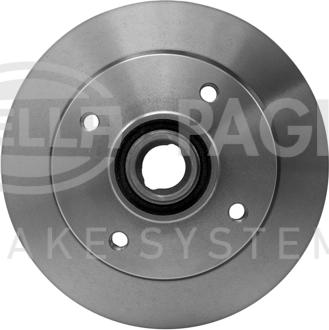 HELLA PAGID 8DD 355 100-101 - Гальмівний диск autozip.com.ua