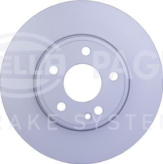 HELLA PAGID 8DD 355 119-591 - Гальмівний диск autozip.com.ua