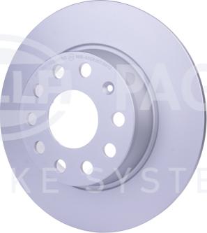 HELLA PAGID 8DD 355 116-971 - Диск гальмівний зад. 271.8x48.3 Audi A3 09--Seat Leon 05- autozip.com.ua