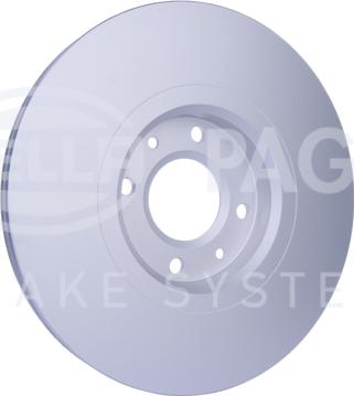 HELLA PAGID 8DD 355 111-321 - Гальмівний диск autozip.com.ua