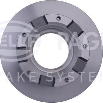 HELLA 8DD 355 113-811 - Гальмівний диск autozip.com.ua