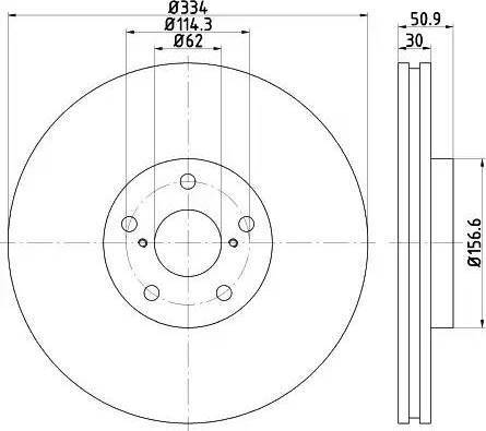 Optimal BS-8764HC - Гальмівний диск autozip.com.ua