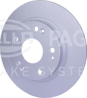 HELLA PAGID 8DD 355 117-901 - Гальмівний диск autozip.com.ua