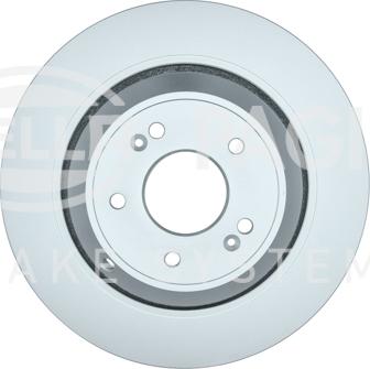 HELLA PAGID 8DD 355 132-661 - Гальмівний диск autozip.com.ua