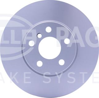 HELLA PAGID 8DD 355 125-351 - Гальмівний диск autozip.com.ua