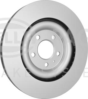 HELLA 8DD 355 126-421 - Гальмівний диск autozip.com.ua