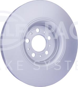 HELLA PAGID 8DD 355 128-201 - Гальмівний диск autozip.com.ua