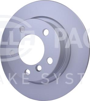 HELLA PAGID 8DD 355 123-001 - Диск гальмівний зад.Mini Countryman R60. Paceman R61 1.6-1.6D-2.0D 08.10-10.16 autozip.com.ua