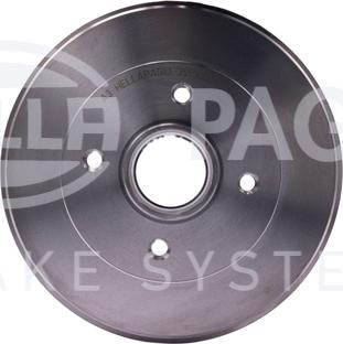HELLA 8DT 355 300-611 - Гальмівний барабан autozip.com.ua