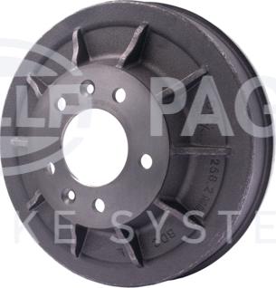 HELLA 8DT 355 301-021 - Гальмівний барабан autozip.com.ua
