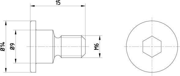 HELLA PAGID 8DZ 355 209-011 - Болт, диск гальмівного механізму autozip.com.ua