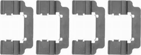 HELLA PAGID 8DZ 355 204-231 - Комплектуючі, колодки дискового гальма autozip.com.ua