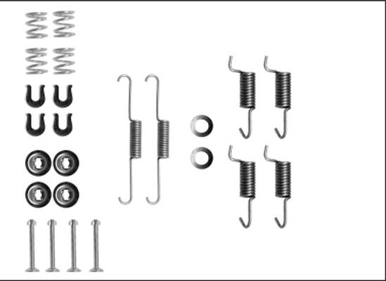 HELLA PAGID 8DZ 355 205-911 - Комплектуючі, гальмівна система autozip.com.ua