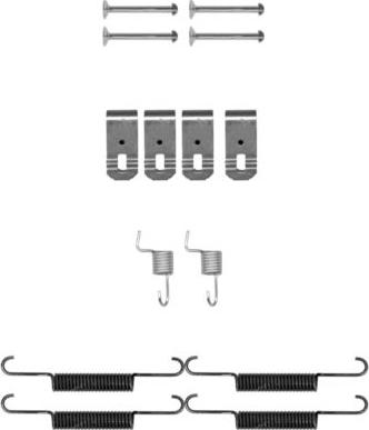 HELLA PAGID 8DZ 355 202-041 - Комплектуючі, гальмівна система autozip.com.ua