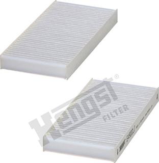 Hengst Filter E4900LI-2 - Фільтр, повітря у внутрішній простір autozip.com.ua