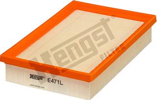 Hengst Filter E471L - Повітряний фільтр autozip.com.ua