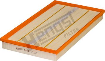 Hengst Filter E543L - Повітряний фільтр autozip.com.ua