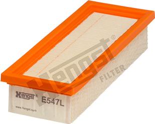 Hengst Filter E547L - Повітряний фільтр autozip.com.ua