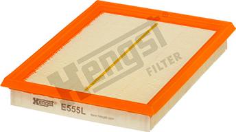 Hengst Filter E555L - Повітряний фільтр autozip.com.ua
