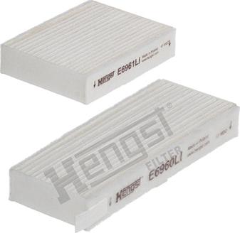 Hengst Filter E6962LI-2 - Фільтр, повітря у внутрішній простір autozip.com.ua