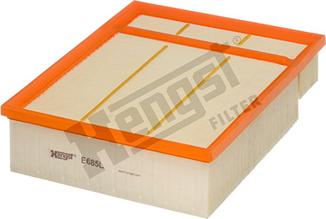 Hengst Filter E685L - Повітряний фільтр autozip.com.ua