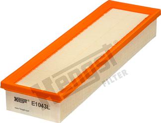 Hengst Filter E1043L - Повітряний фільтр autozip.com.ua