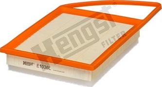 Hengst Filter E1036L - Повітряний фільтр autozip.com.ua