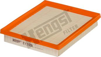 Hengst Filter E1155L - Повітряний фільтр autozip.com.ua