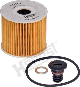 Hengst Filter E1157HD684 - Масляний фільтр autozip.com.ua