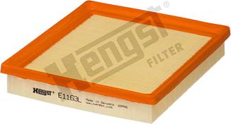 Hengst Filter E1163L - Фильтр воздушный VW POLO 1.6. SKODA OCTAVIA 1.6 14- пр-во HENGST autozip.com.ua