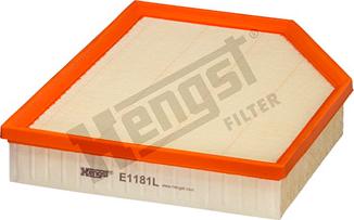 Hengst Filter E1181L - Повітряний фільтр autozip.com.ua