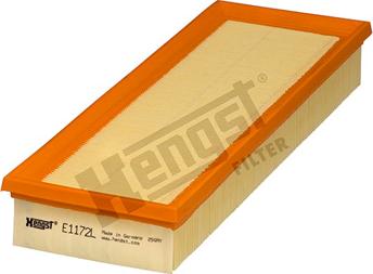 Hengst Filter E1172L - Повітряний фільтр autozip.com.ua